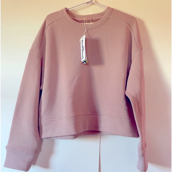SmartWool Recycled Terry Cropped Sweatshirt - Merino Wool - Picture 2 of 8